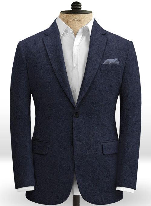 Rope Weave Blue Tweed Suit