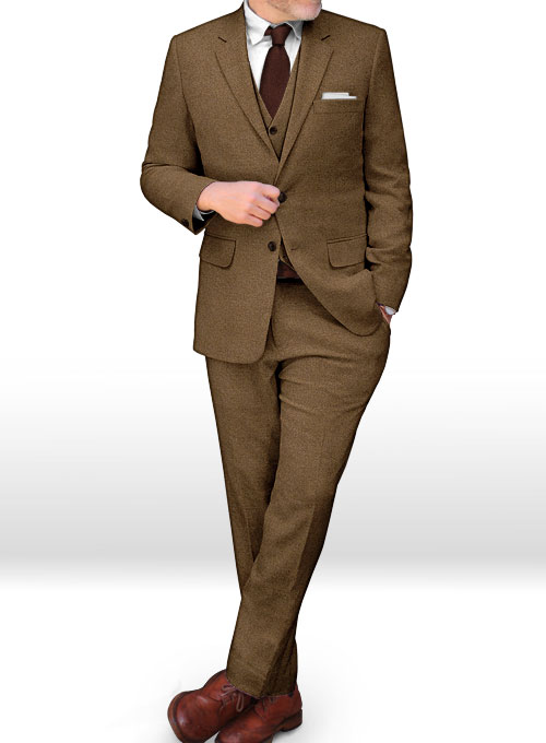 Royal Brown Heavy Tweed Suit