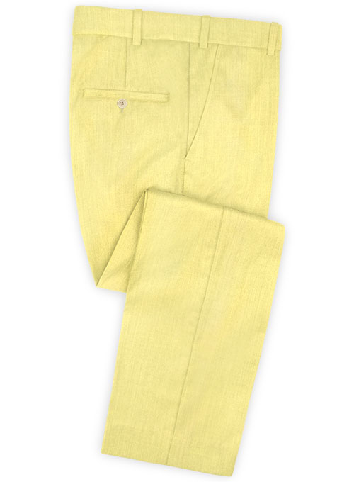 Scabal Yellow Wool Suit