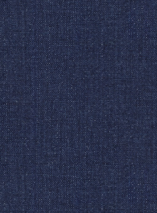 Solbiati Denim Dark Blue Linen Suit