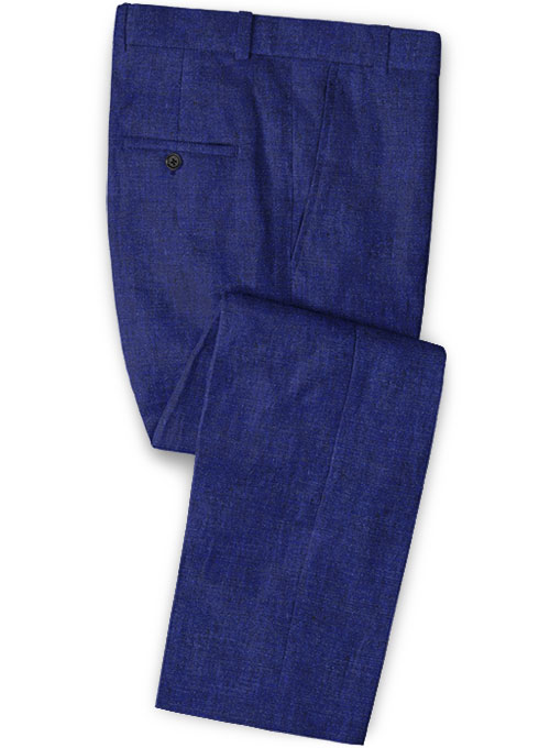 Solbiati Indigo Linen Suit