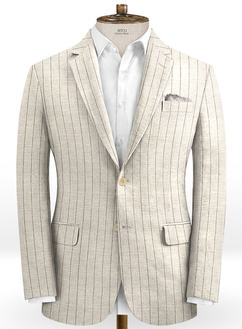 Solbiati Linen Wool Silk Occhi Suit - Click Image to Close