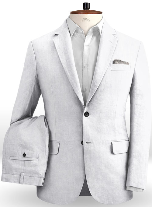 Solbiati White Linen Suit