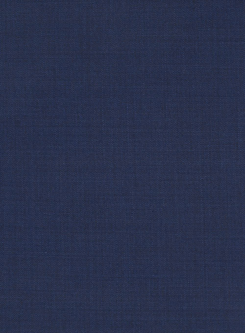 Stretch Royal Blue Wool Suit - Click Image to Close