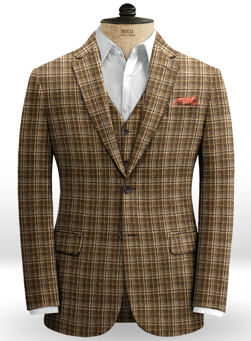 Suffolk Brown Tweed Suit - Click Image to Close