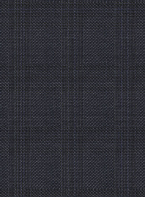 Napolean Glen Dark Blue Wool Suit