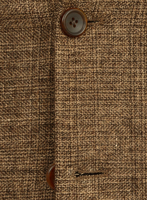 Vintage Glasgow Brown Tweed Jacket - Click Image to Close