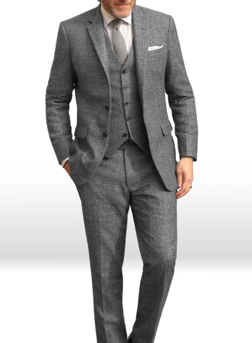 Vintage Glasgow Gray Tweed Suit - Click Image to Close