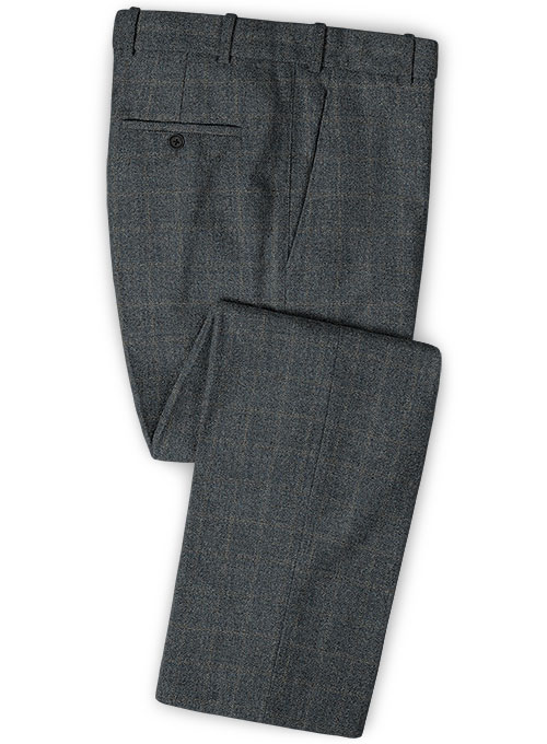 Vintage Milan Blue Tweed Suit - Click Image to Close