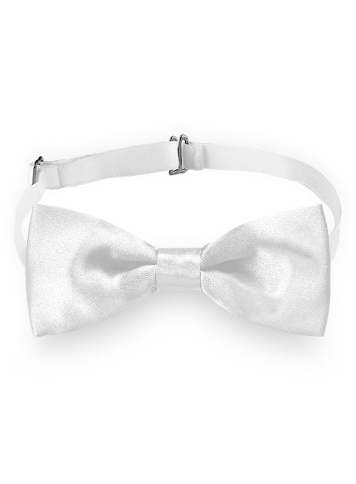 White Satin Bow