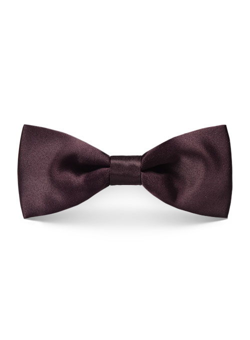 Wine Satin Bow